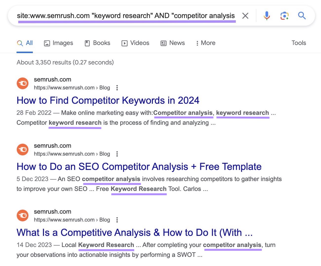 Google's SERP for "site:sr03.amztoolservice.com "keyword research" AND "competitor analysis"” site search