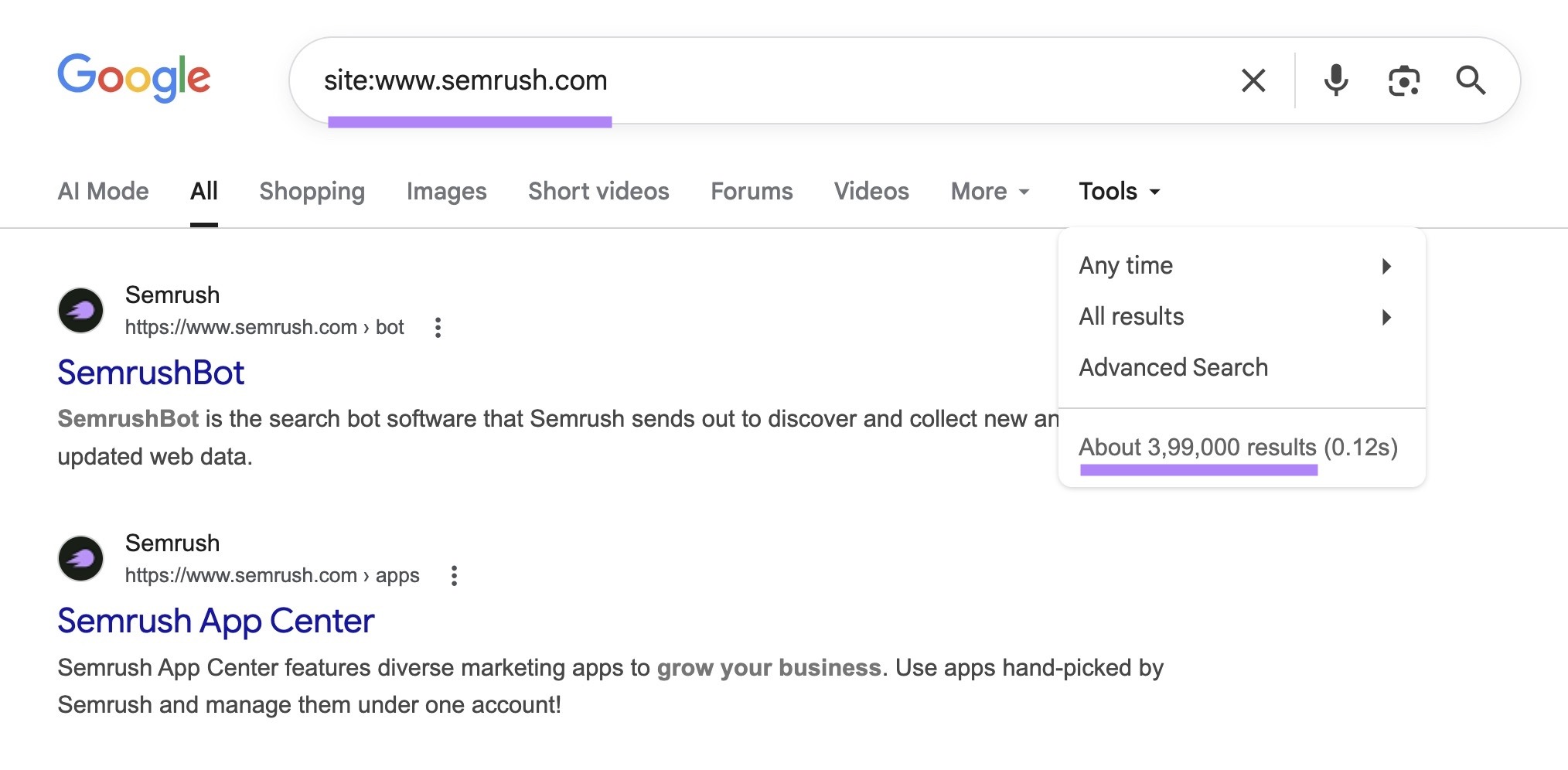 Google shows about 3,99,000 results for “site:sr03.amztoolservice.com” search.